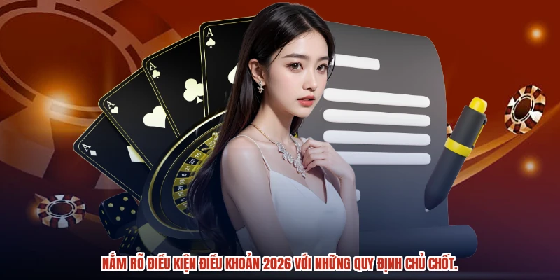 Nắm rõ điều kiện điều khoản 2026 với những quy định chủ chốt. Nắm rõ điều kiện điều khoản 2026 với những quy định chủ chốt.