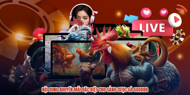 Nội dung khuyến mãi đặc biệt cho sảnh cược gà GOOD88 Nội dung khuyến mãi đặc biệt cho sảnh cược gà GOOD88