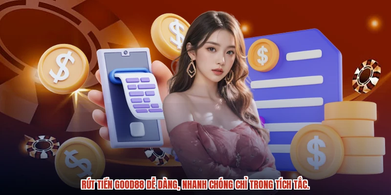 Rút tiền GOOD88 dễ dàng, nhanh chóng chỉ trong tích tắc. Rút tiền GOOD88 dễ dàng, nhanh chóng chỉ trong tích tắc.