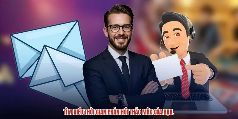 Tìm hiểu thời gian phản hồi thắc mắc của bạn. Tìm hiểu thời gian phản hồi thắc mắc của bạn.