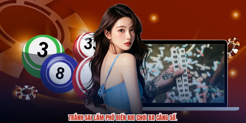 Tránh sai lầm phổ biến khi chơi ba càng số. Tránh sai lầm phổ biến khi chơi ba càng số.